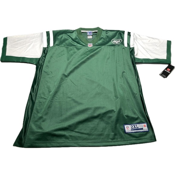 New York Jets Jersey NFL Pro Line 2XL-B Mens Green Blank Short Sleeve Adult NWT - Picture 1 of 8